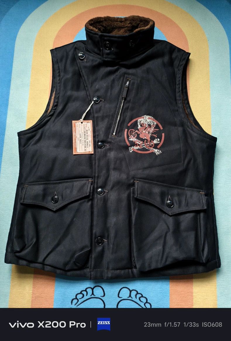 Freewheelers Freewheelers Riley 2 Knucklehead Vest-dmc Size US L / EU 52-54 / 3 - 1 Thumbnail