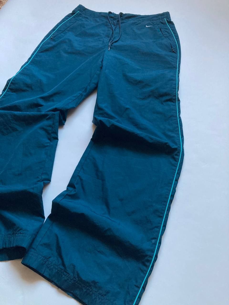 Nike × Vintage Vintage Nike Track Pants Nylon Drill Y2K Style Size US 34 / EU 50 - 3 Thumbnail