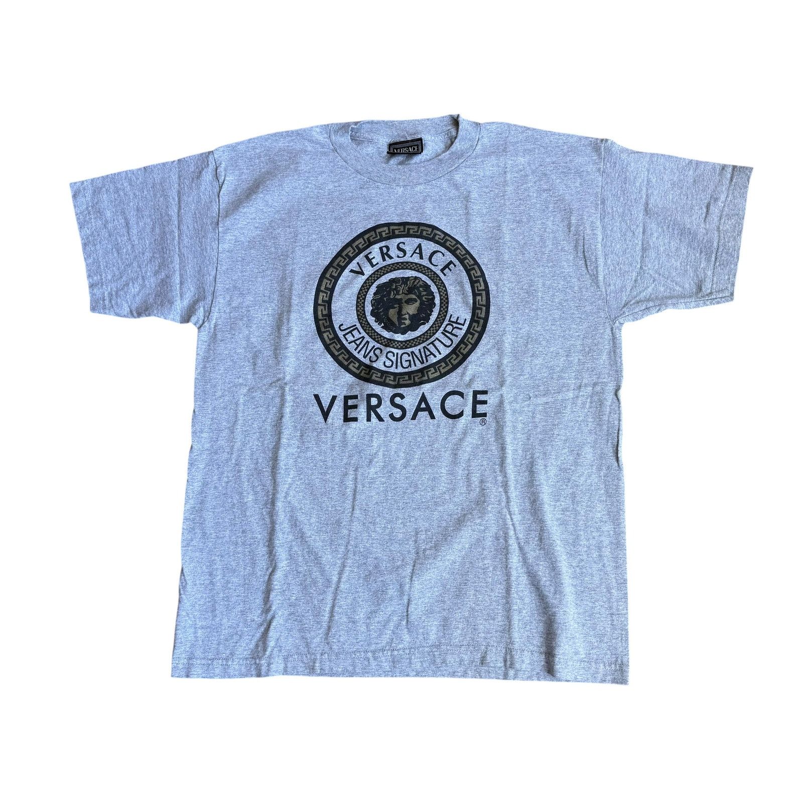 Versace Versace V2 Collection Gray Tee Shirt Mens XL Size US XL / EU 56 / 4 - 1 Thumbnail