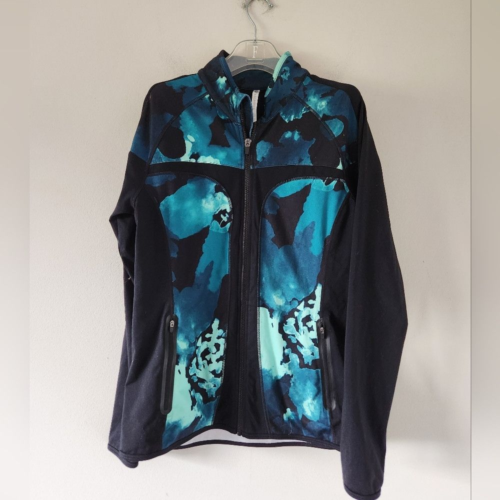 Fabletics FABLETICS | Jojo Jacket green Black Sz LARGE Size L / US 10 / IT 46 - 2 Thumbnail