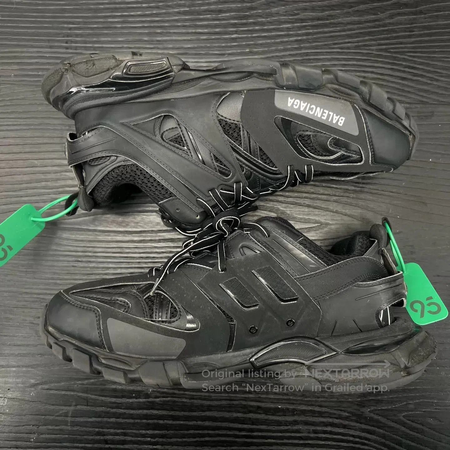 Balenciaga Black Chunky Sneakers with Thick Sole Size 11. Size US 11 / EU 44 - 2 Thumbnail