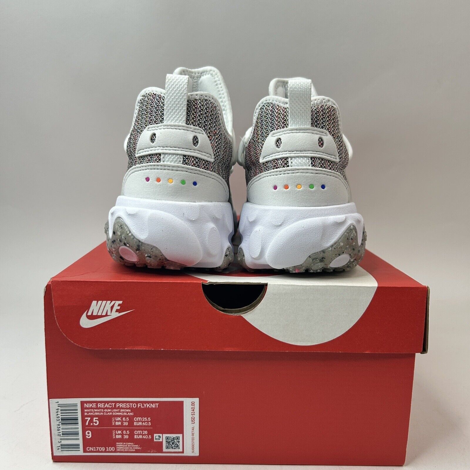 Nike Nike React Presto Flyknit “Recycled Canvas Pack” 2023 Size US 7.5 / EU 40-41 - 4 Thumbnail