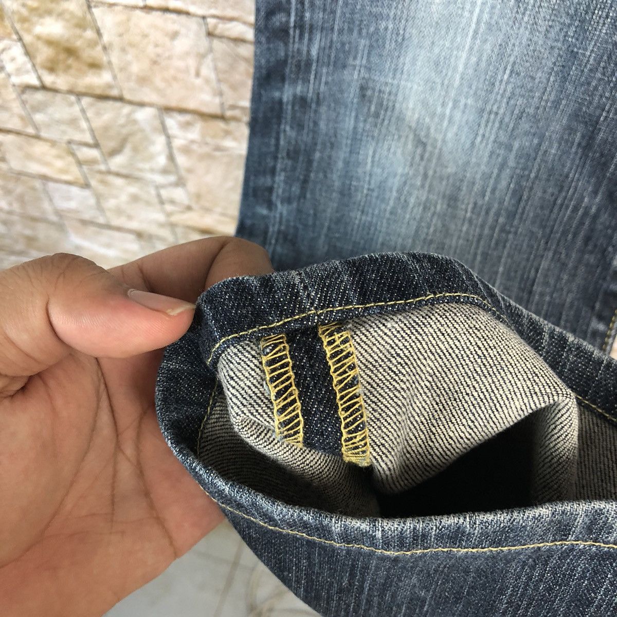 Uniqlo Uniqlo vintage Blue Denim Pants #7581 Size US 33 - 12 Thumbnail