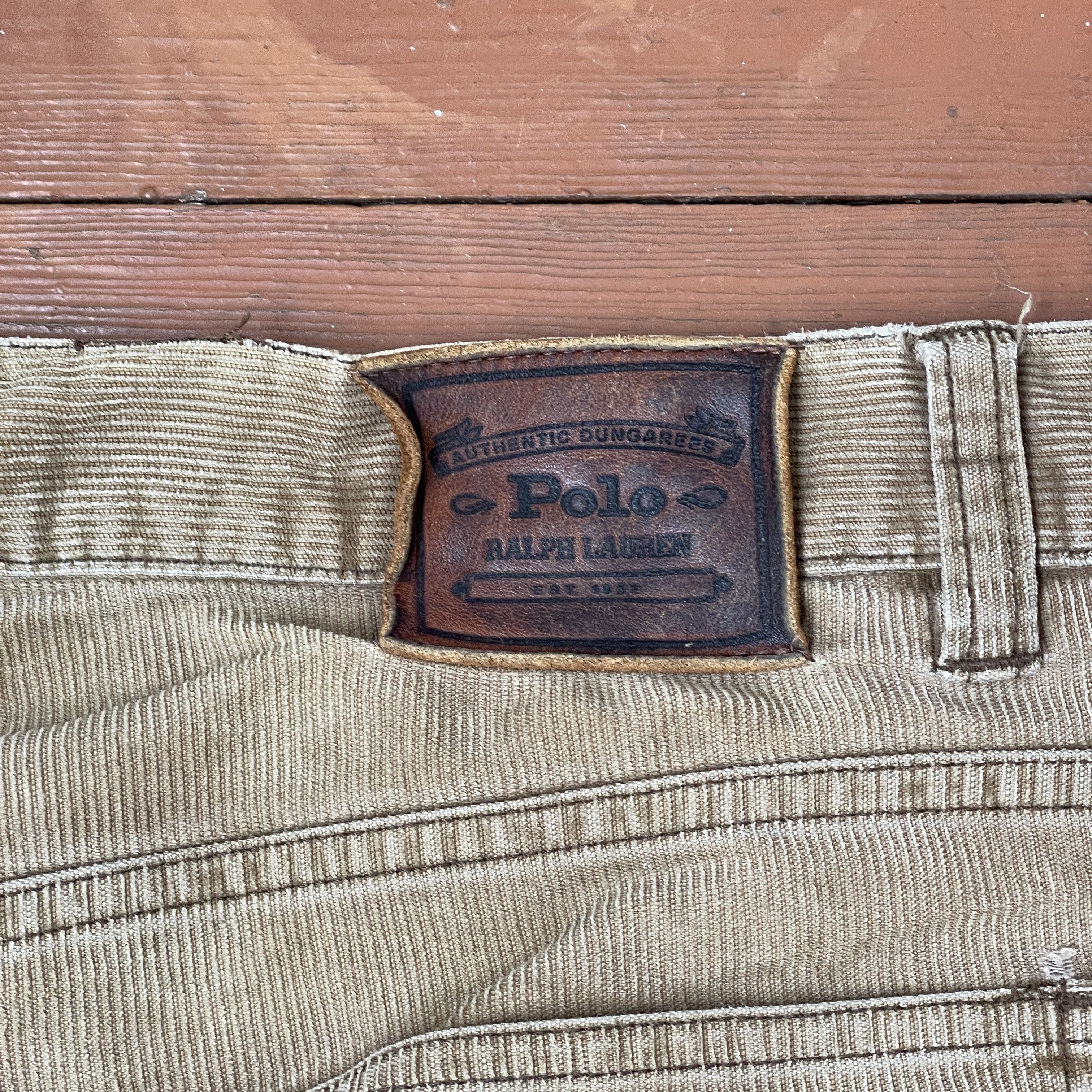 Polo Ralph Lauren Polo Ralph Lauren Custom Pants skeleton love bone faded Size US 33 - 7 Thumbnail