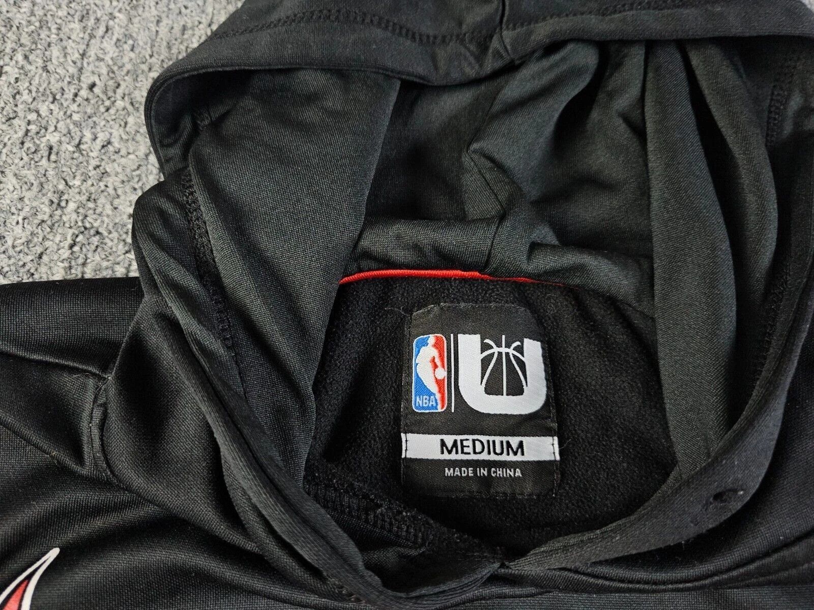 NBA Chicago Bulls NBA Big Logo Pullover Hoodie Black Men M Size US M / EU 48-50 / 2 - 5 Thumbnail