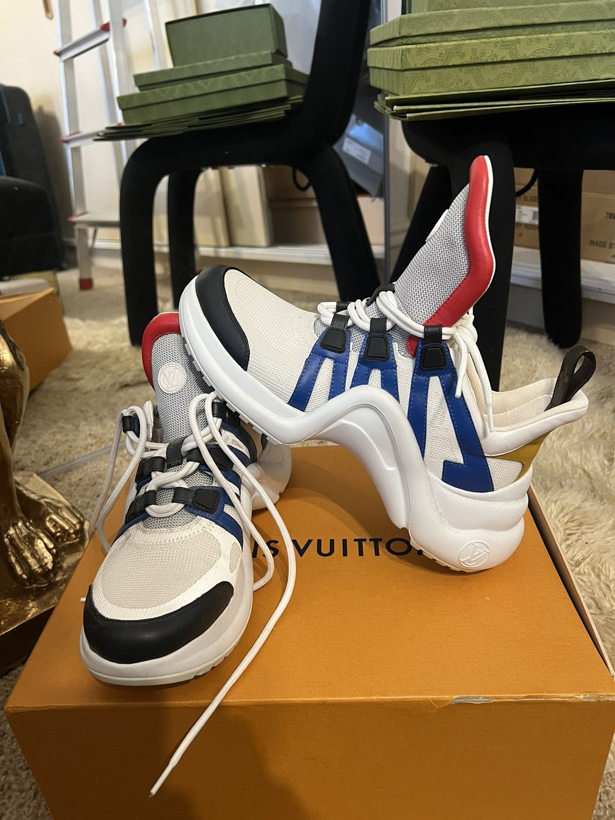 Louis Vuitton Louis Vuitton Light Arch Sneaker - multi Size US 9 / IT 39 - 1 Thumbnail