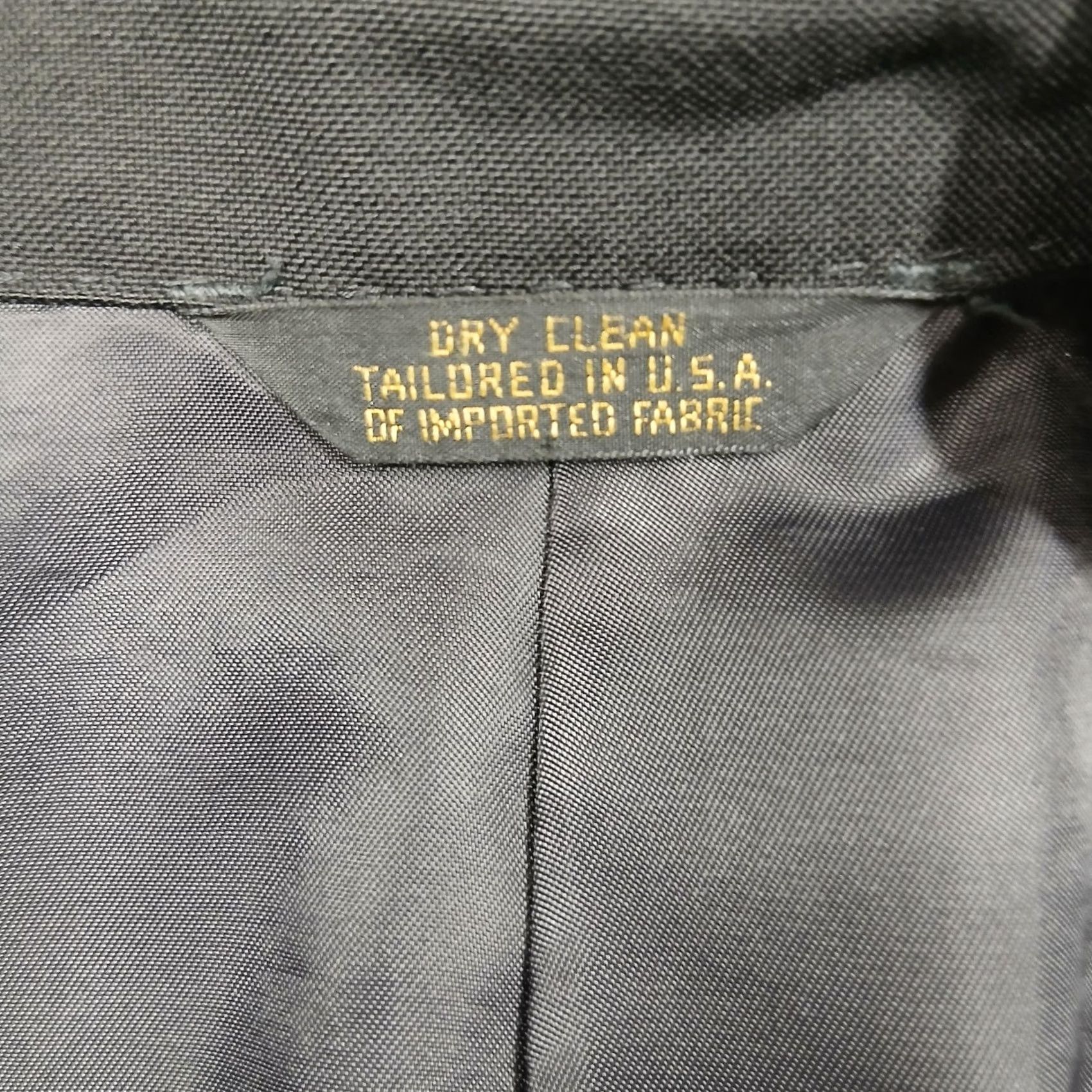 Yves Saint Laurent VINTAGE Yves Saint Laurent Tuxedo Jacket Mens 44L Wool Double Breasted Formalwear USA Size 44R - 5 Thumbnail