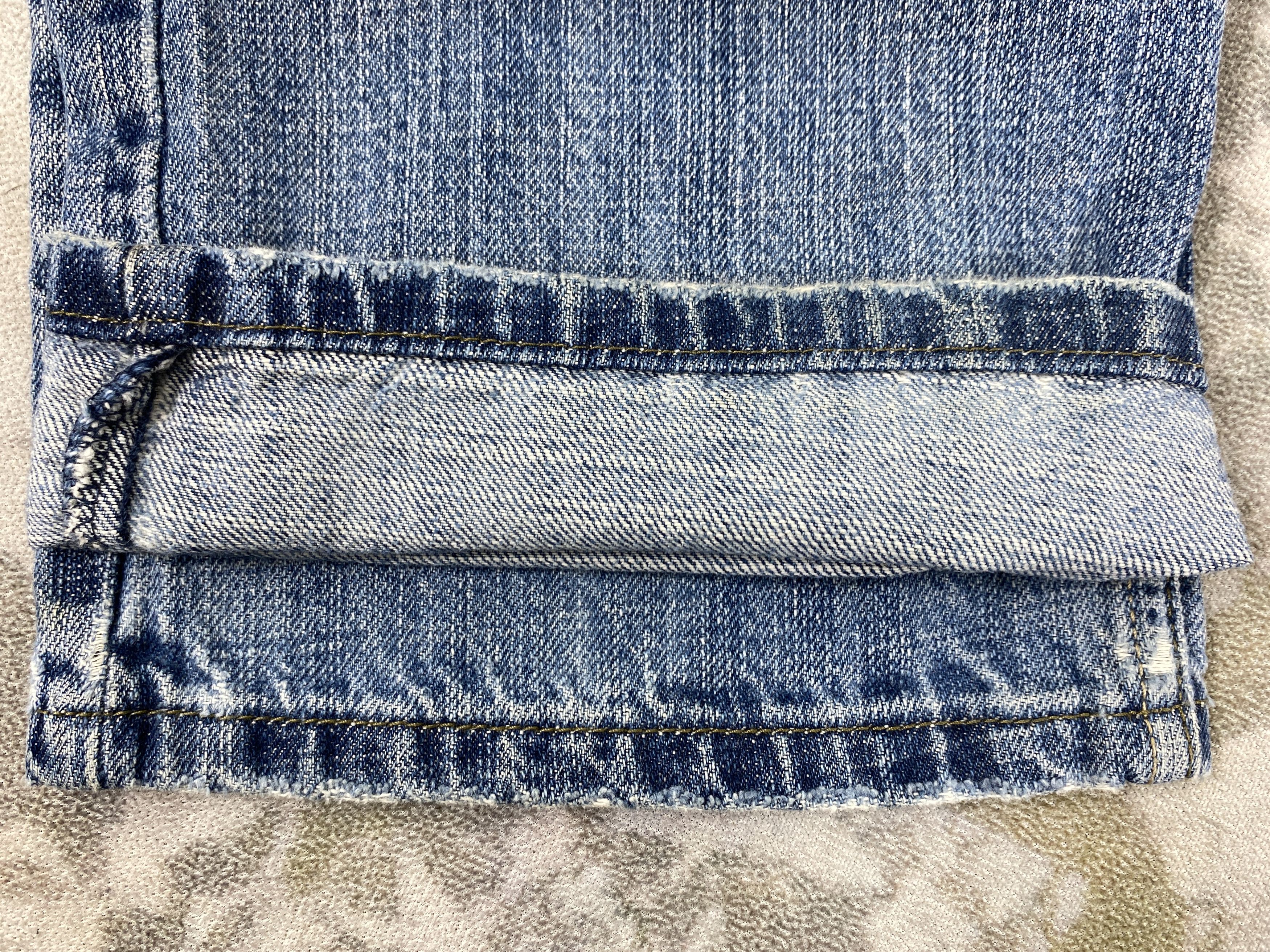 Levi's Distressed Blue Levi's 514 Jeans 33x32 Denim -JN2124 Size US 33 - 13 Thumbnail