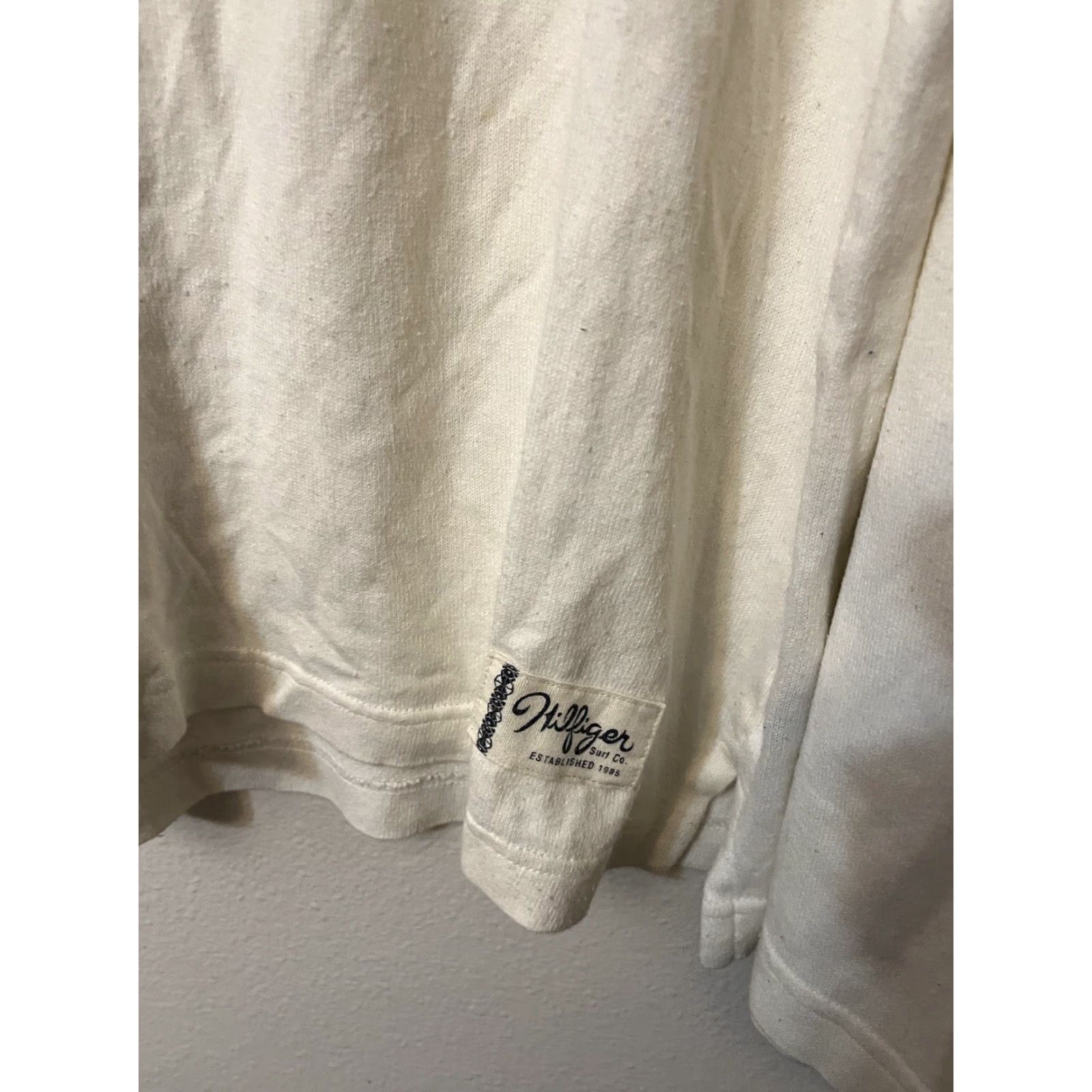 Tommy Hilfiger VINTAGE Tommy Hilfiger Polo Shirt Mens Small White L/S Shirt Casual 100% Cotton Logo Button Contrasting Trim Decade 90s (if applicable) Mens Size US S / EU 44-46 / 1 - 2 Thumbnail