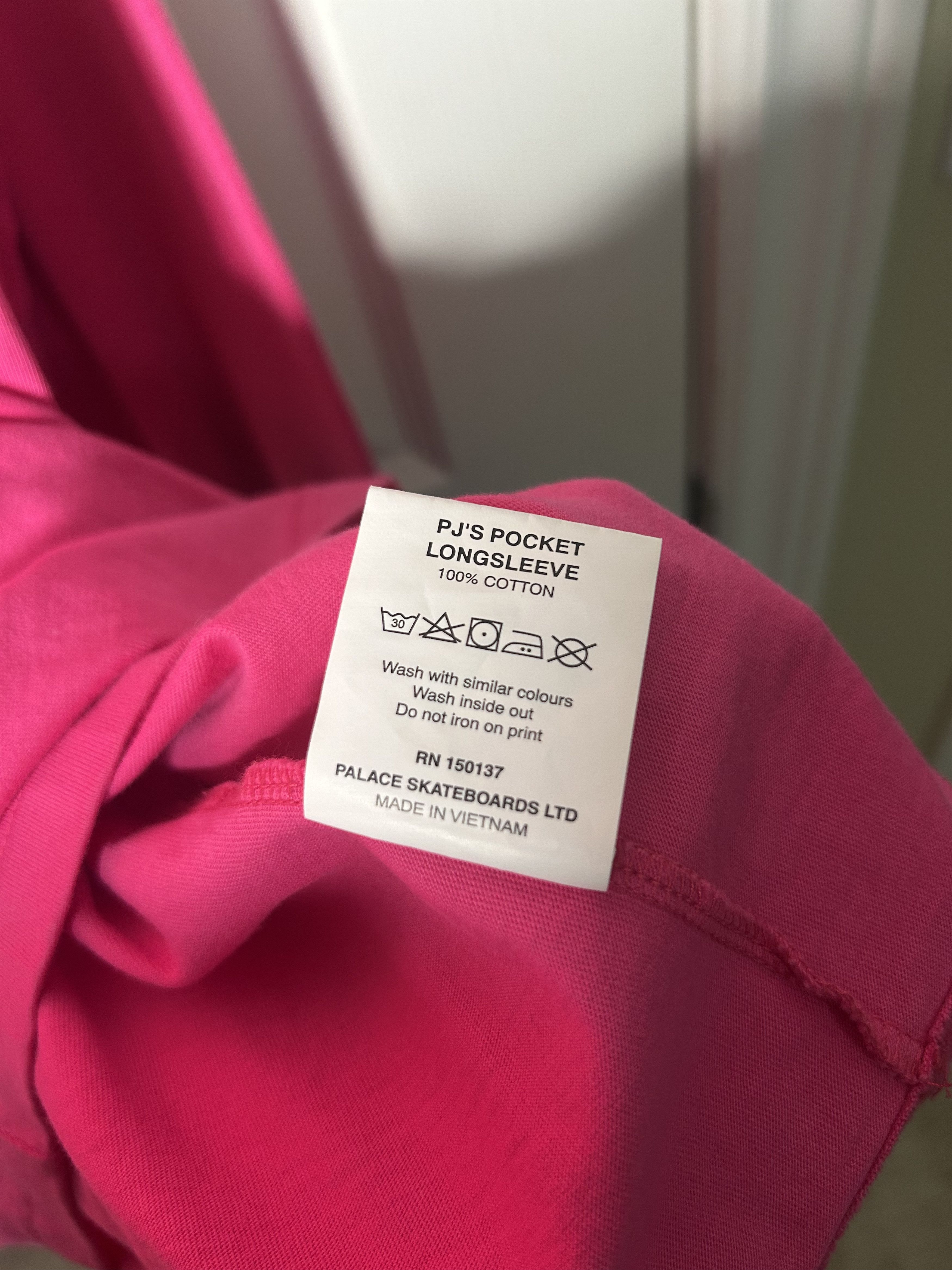 Palace Palace Pink Longsleeve T-shirt Size US L / EU 52-54 / 3 - 4 Thumbnail