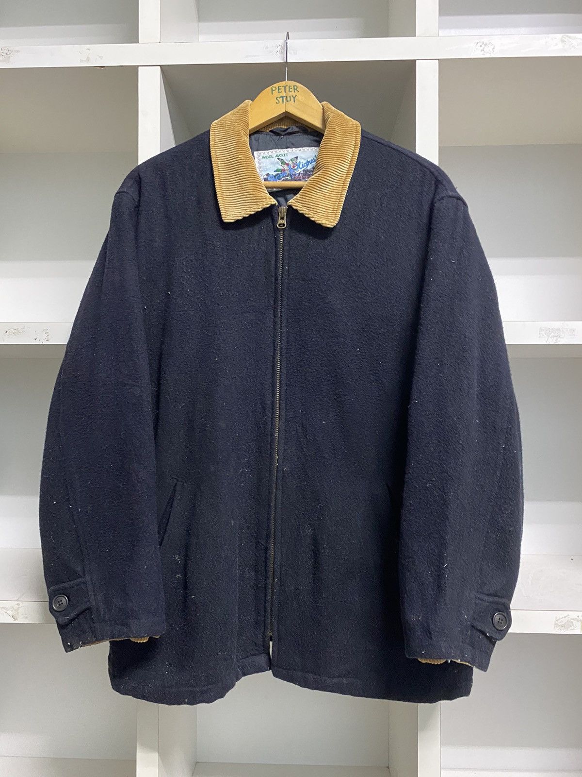 Japanese Brand × Vintage Vintage Wool Jacket Basic & Highest Size US L / EU 52-54 / 3 - 8 Thumbnail