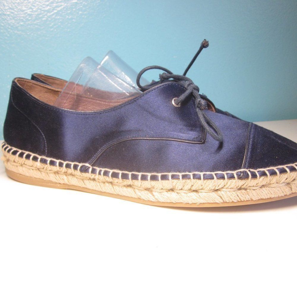 Tabitha Simmons Tabitha Simmons Blue Satin Espadrilles 38 7.5 Size US 7.5 / IT 37.5 - 9 Thumbnail