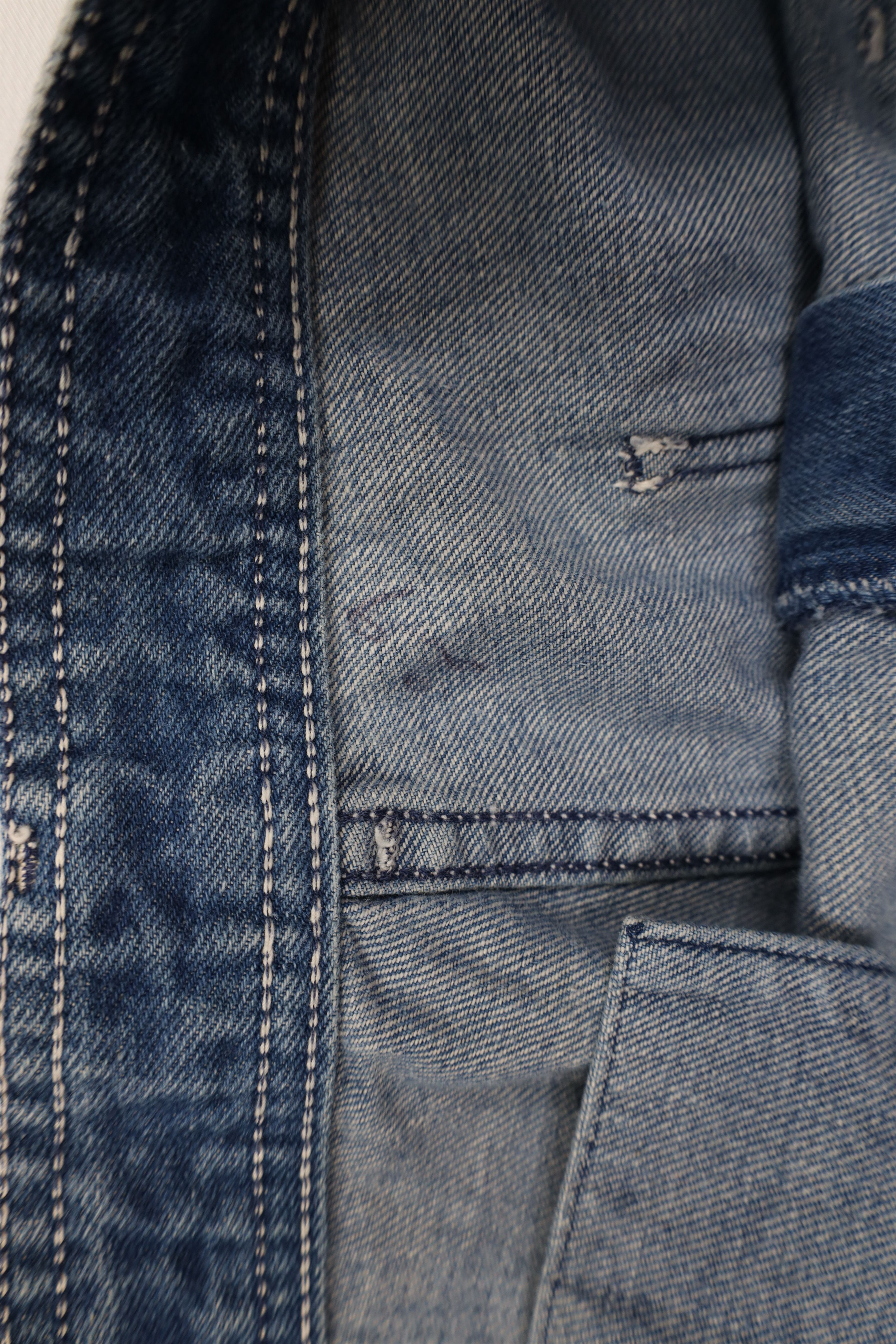 Vintage Vintage 70s Streetwear Relaxed Fit Straight Leg Denim Jeans Size 28" / US 6 / IT 42 - 9 Thumbnail