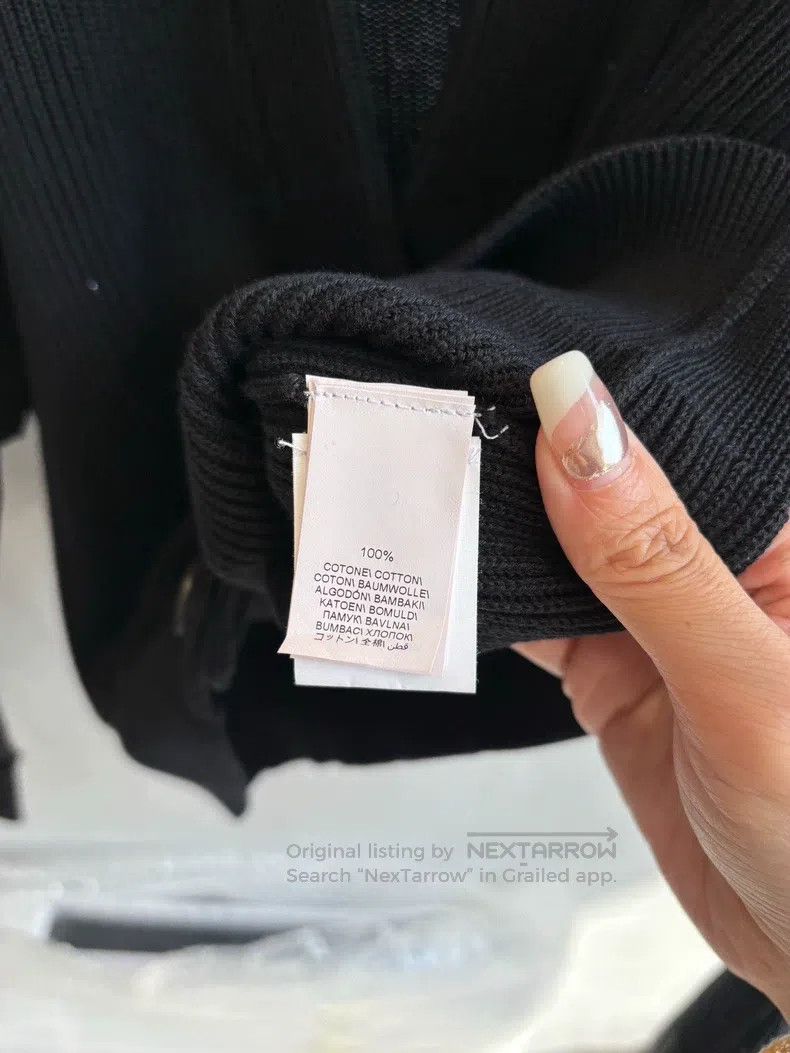 Brunello Cucinelli Brunello Cucinelli Black Knit Cardigan Size S / US 4 / IT 40 - 6 Thumbnail