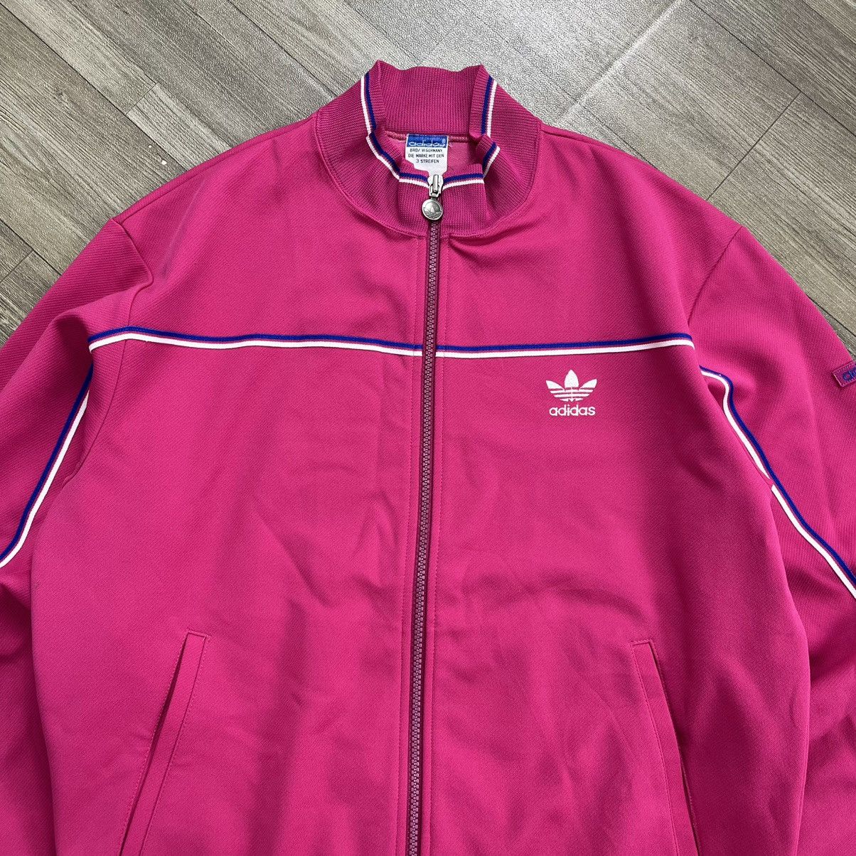 Adidas 1980s Vintage Adidas Descente West Germany Tracktop Jacket Size US M / EU 48-50 / 2 - 3 Thumbnail