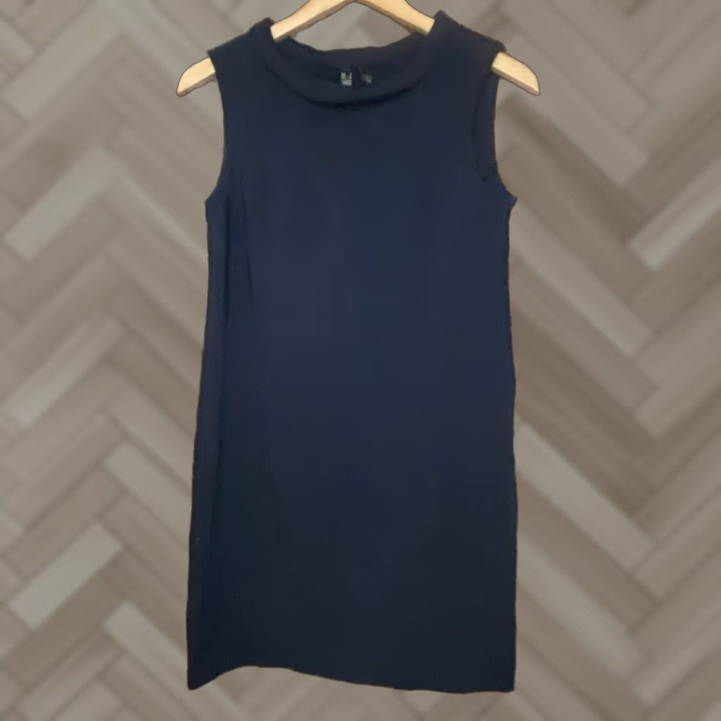 Vintage VINTAGE MNG Suit Womens Blue Sleeveless Knee Length Tank Dress Size 4 Size S / US 4 / IT 40 - 1 Thumbnail