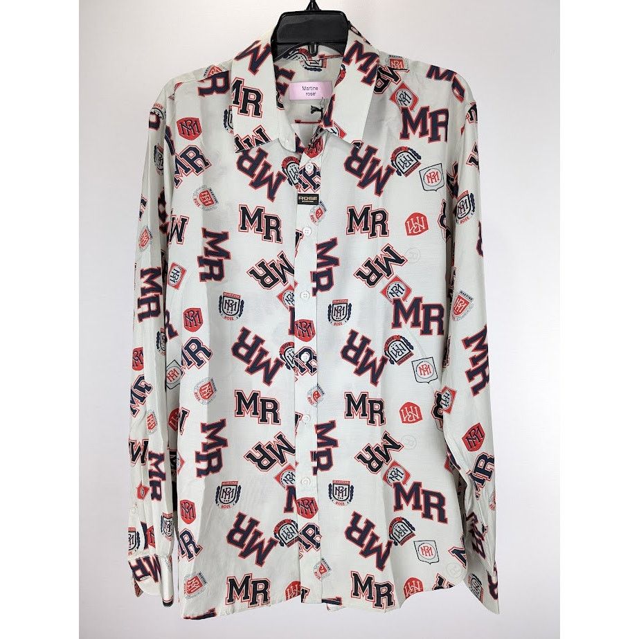 Martine Rose o1rshd1 Classic Shirt in Beige Size US L / EU 52-54 / 3 - 2 Thumbnail