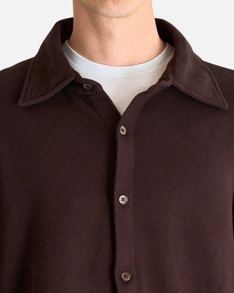 Our Legacy o1s1v1r1oon0825 Recovery Shirt in Deep Brown Size US L / EU 52-54 / 3 - 4 Thumbnail