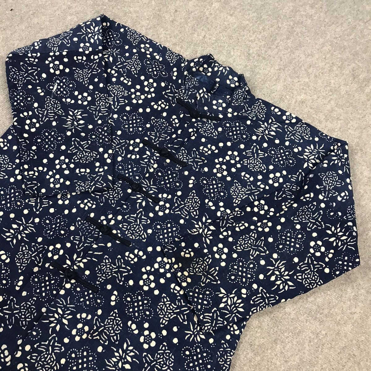 Indigo × Japanese Brand Indigo custom japan traditional Japanese button jacket Size US M / EU 48-50 / 2 - 2 Thumbnail