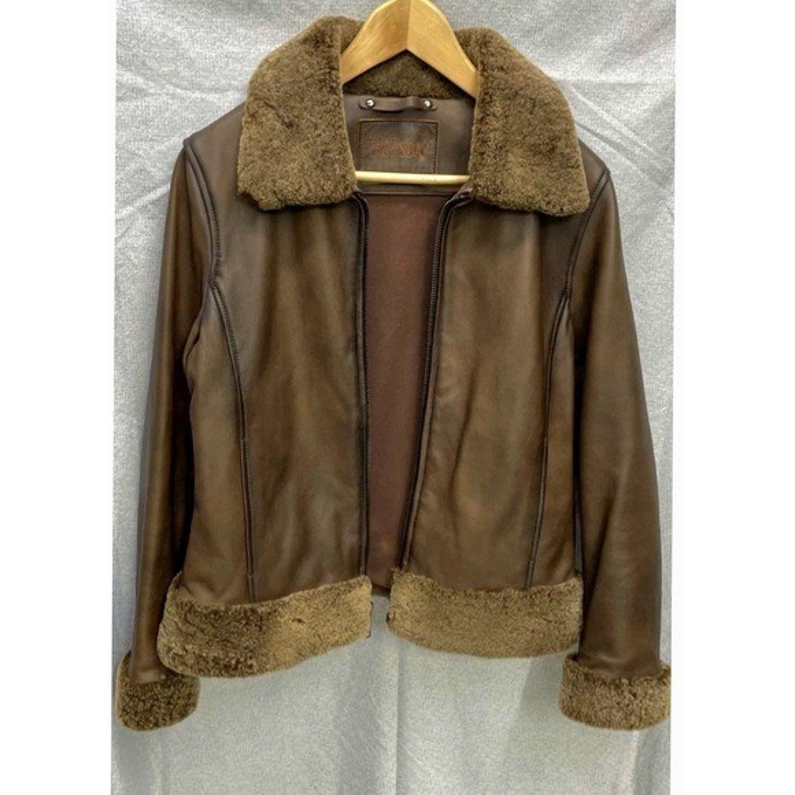 Thursday Boot Company Thursday Boots Lamb Leather Brown Jacket Collar Women Small Size M / US 6-8 / IT 42-44 - 1 Thumbnail