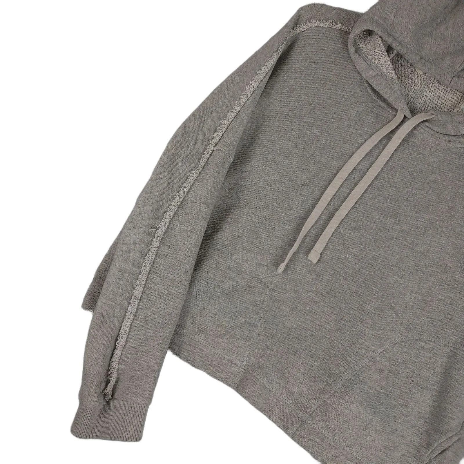 Pacsun LA HEARTS Oversized Cropped Terry Hoodie Boxy Sweatshirt Size S / US 4 / IT 40 - 2 Thumbnail