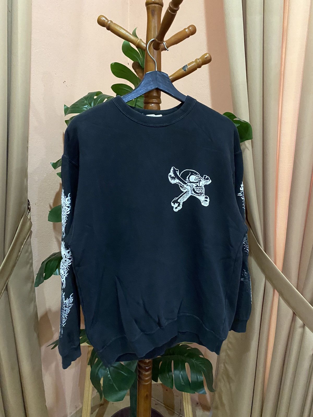 Other VINTAGE HEAD SKULL SKATEBOARD SWEATSHIRT Size US M / EU 48-50 / 2 - 5 Thumbnail