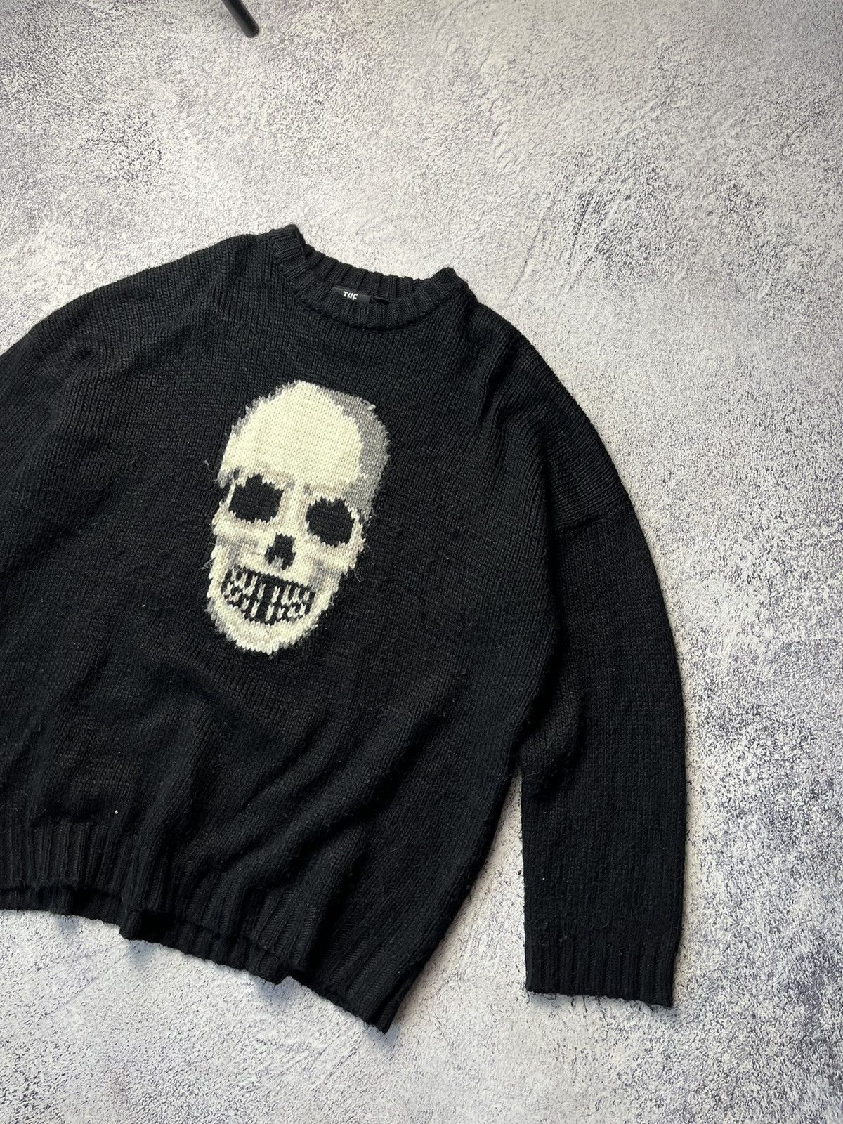 The Ragged Priest Y2K The Ragged Priest Skeleton Hype Sweater Knitted 90s Size US L / EU 52-54 / 3 - 5 Thumbnail