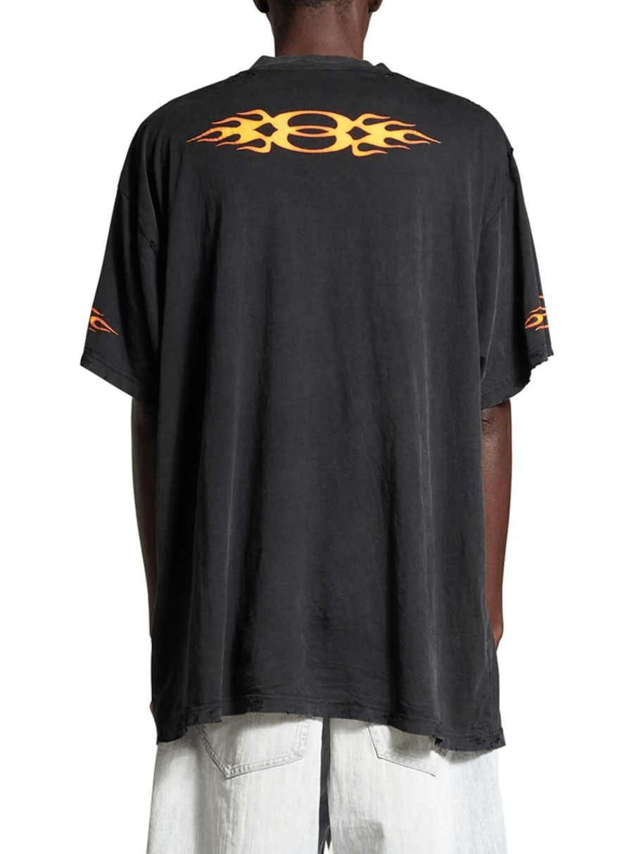 Balenciaga Balenciaga Unity Burning Oversized T shirt Size US L / EU 52-54 / 3 - 5 Thumbnail