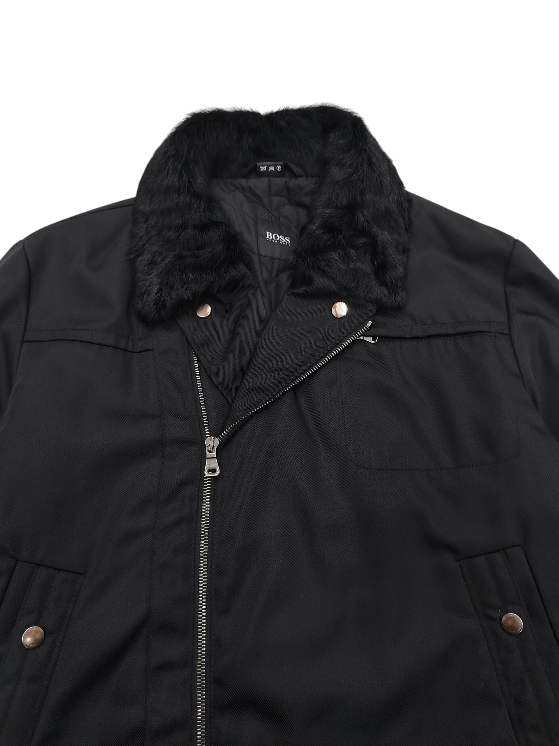 Hugo Boss 00s Hugo Boss- Archive Lamb Fur Collar Copter Jacket Size US M / EU 48-50 / 2 - 2 Thumbnail