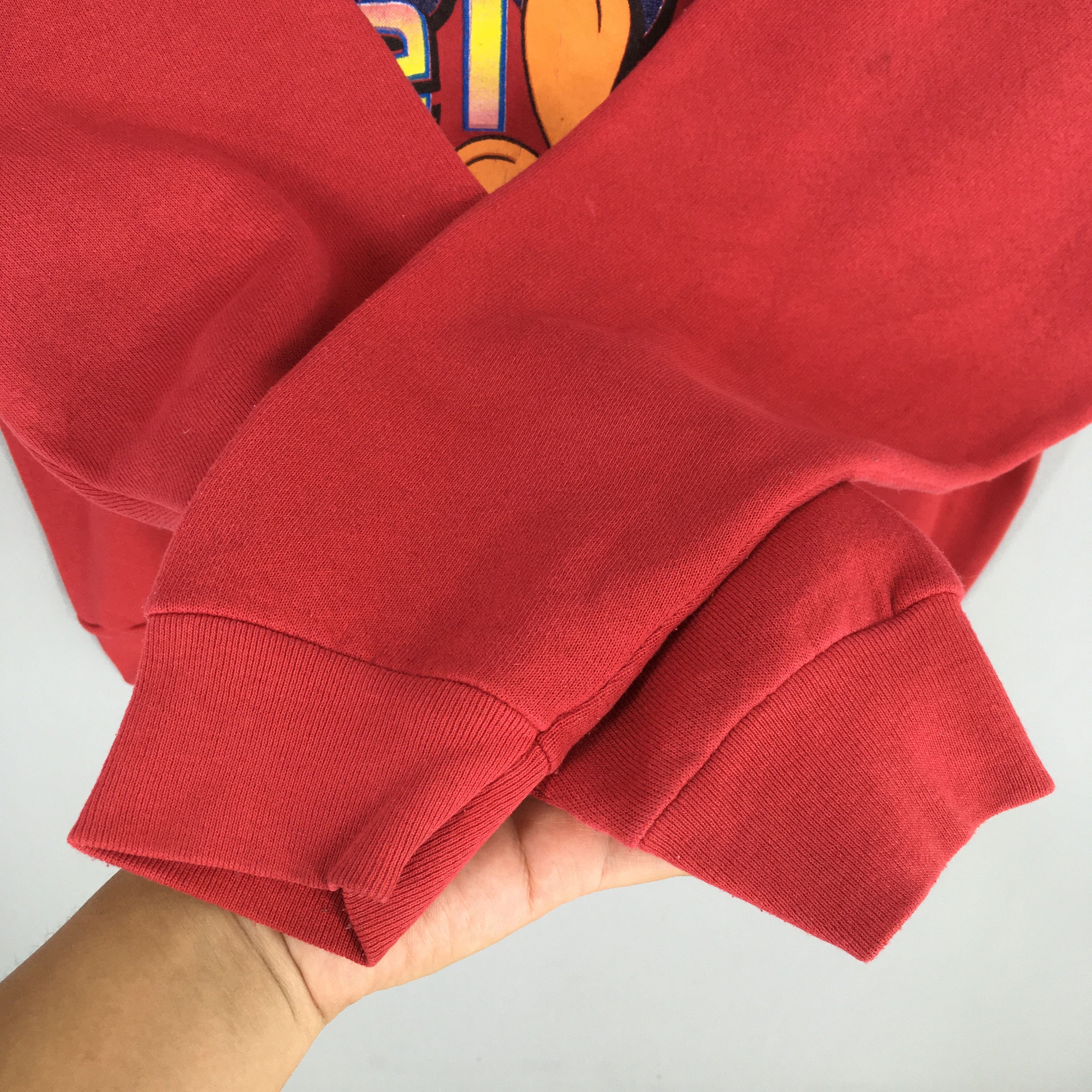 Cartoon Network × Vintage × Warner Bros Vintage 90s Tweety Bird Looney Tunes Red Sweatshirt Medium Size US M / EU 48-50 / 2 - 4 Thumbnail