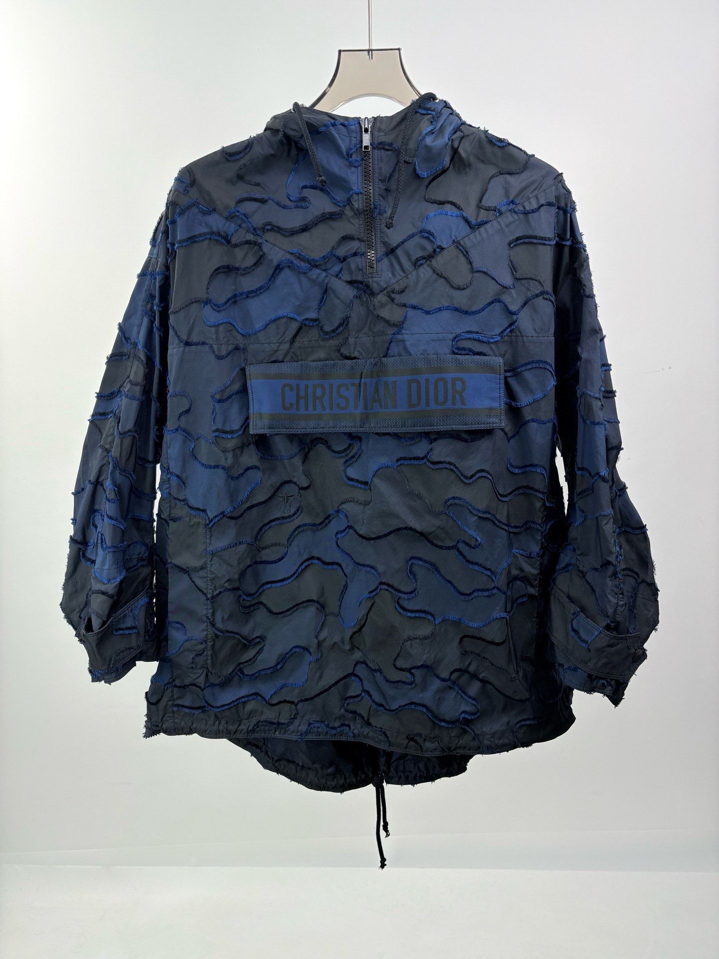 Dior DIOR Camouflage Half-Zip Hooded Jacket Size XS / US 0-2 / IT 36-38 - 1 Thumbnail