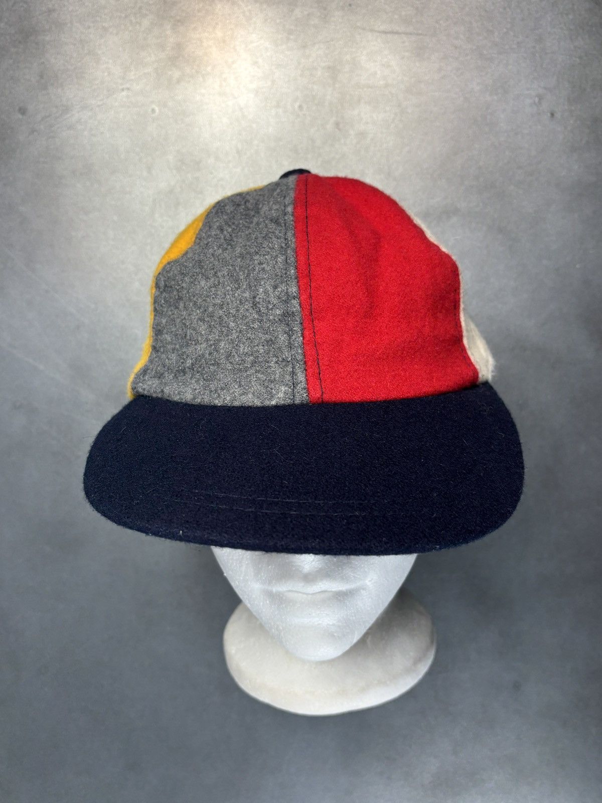Gap × Vintage 1990s Vintage Wool Baseball Cap Bluenotes Colourblock Hat 90 Size ONE SIZE - 9 Thumbnail