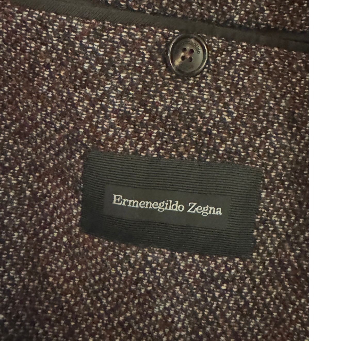 Ermenegildo Zegna Ermenegildo Zegna NWT Lambskin Leather Trim Blazer Size 50R - 3 Thumbnail
