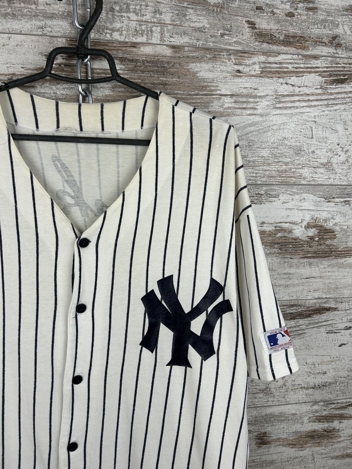 New York Yankees Mens Vintage New York Yankees Jersey T-shirt tee streetwear Size US XL / EU 56 / 4 - 3 Thumbnail