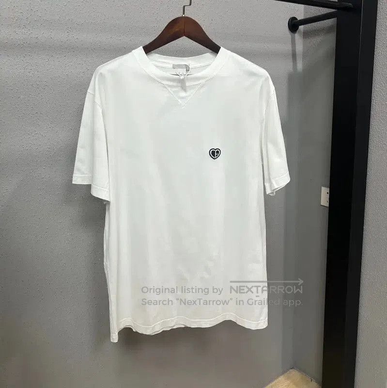 Dior Dior White Cotton Men's T-Shirt . Size US L / EU 52-54 / 3 - 1 Thumbnail