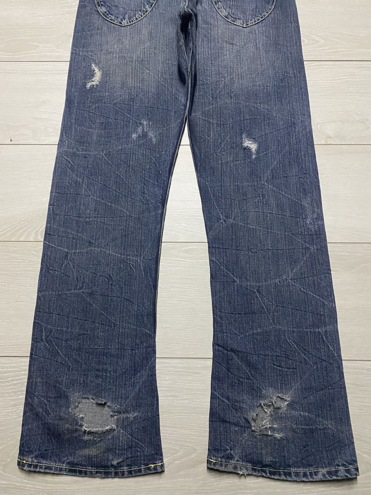 Japanese Brand Japanese Brand Theoria Jeans Twist Leg Straight Jeans Size US 35 - 6 Thumbnail