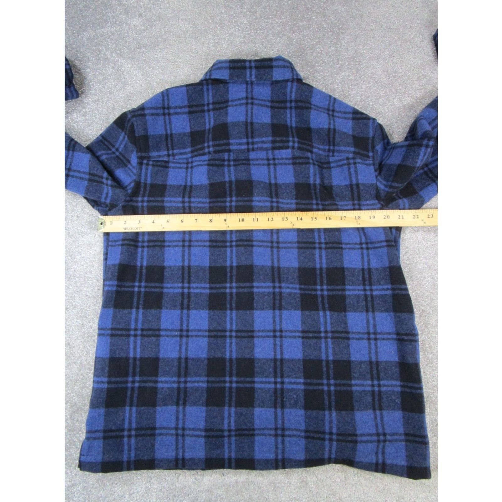 Gap Gap Flannel Shirt Mens Small Blue Black Button Up New Size US S / EU 44-46 / 1 - 6 Thumbnail