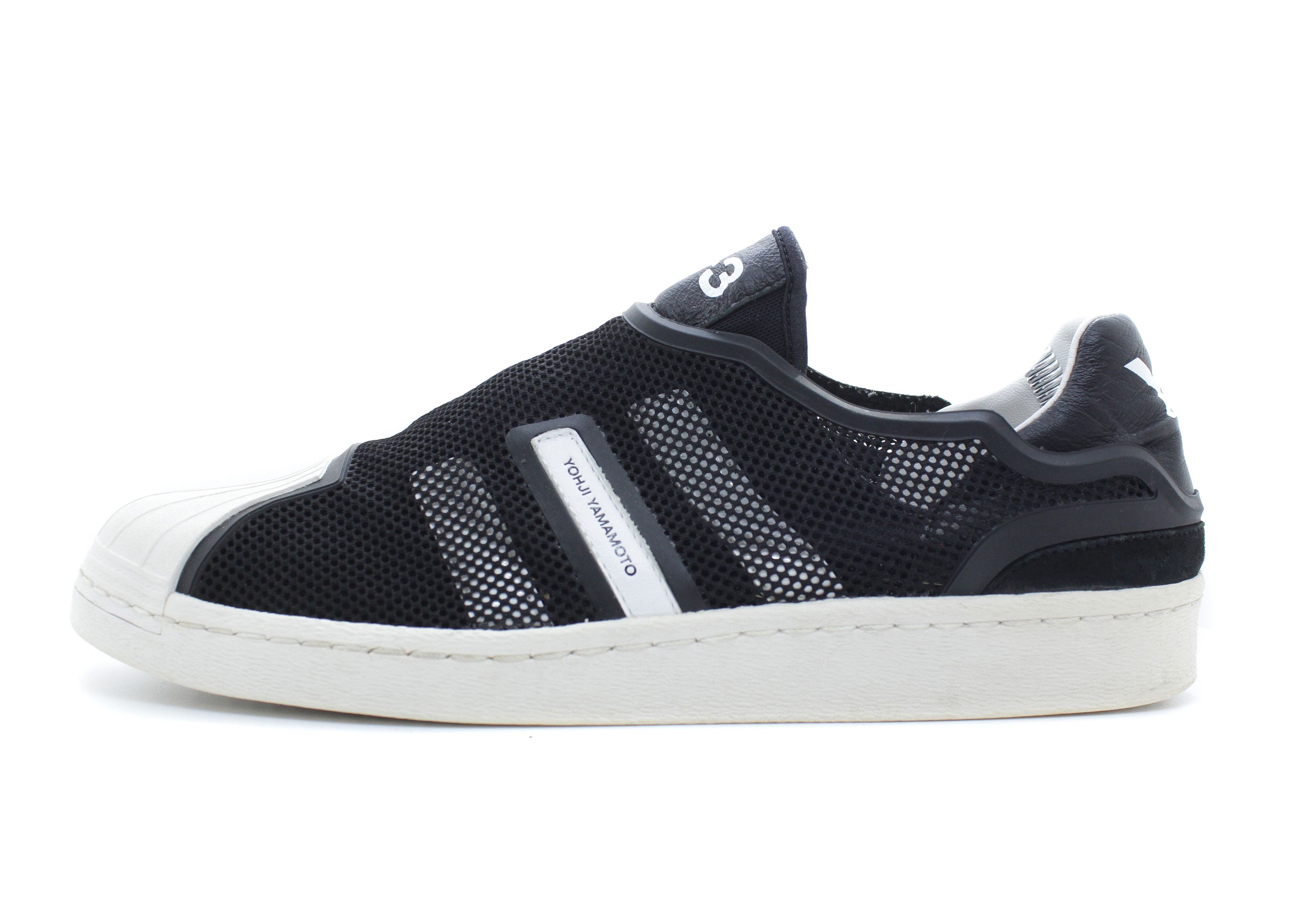 Adidas superstar 1 black white mesh hotsell