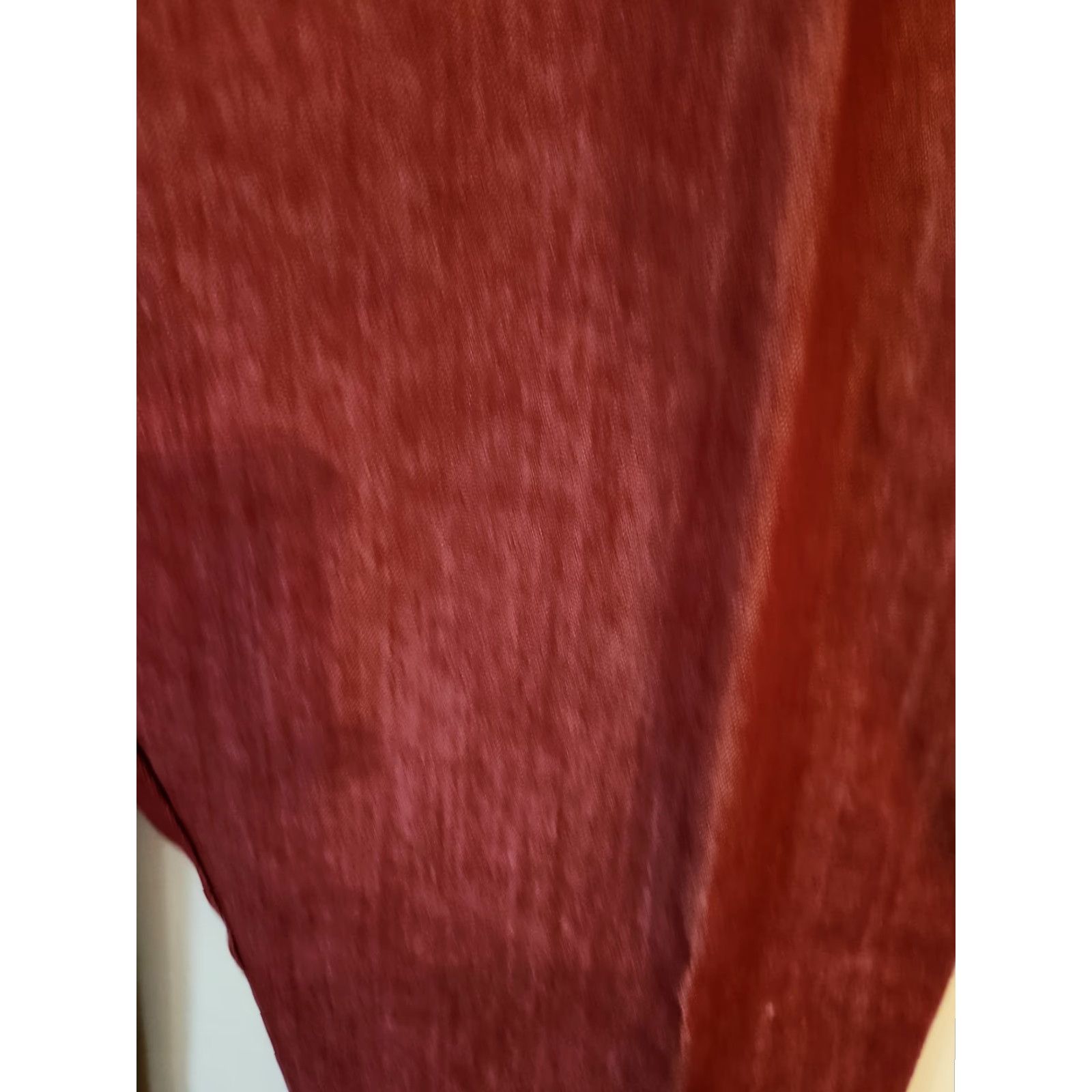 Denime IMAN Wine Pull-on Women's Mid-Rise Stretch Denim Jeans 2X Short Straight Leg Jeans Women Plus Size Wine Denim Straight Leg Size 40" / US 18 - 4 Thumbnail
