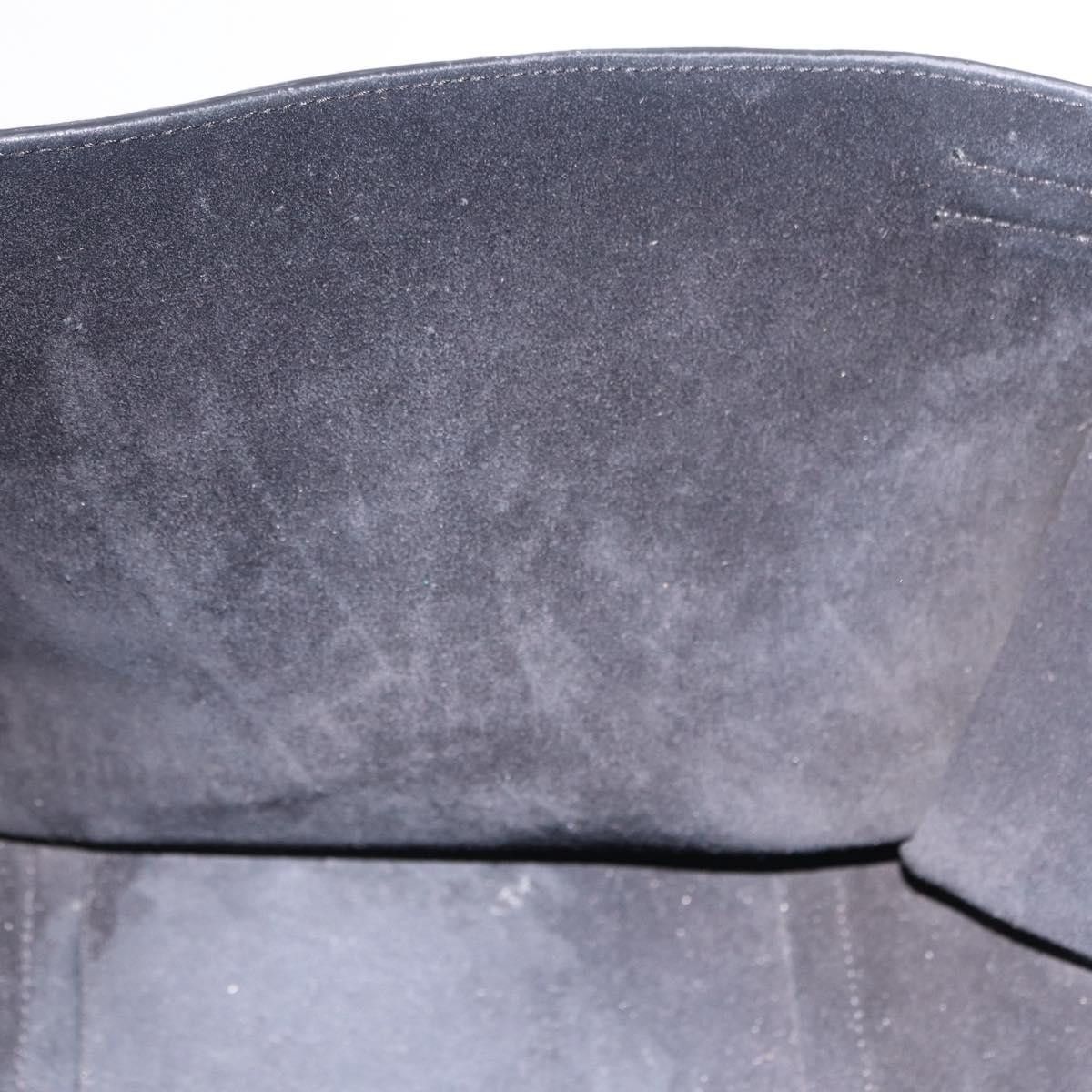 Celine CELINE Big Bag Small Leather 2way Black Silver Auth 193536V Size ONE SIZE - 20 Thumbnail