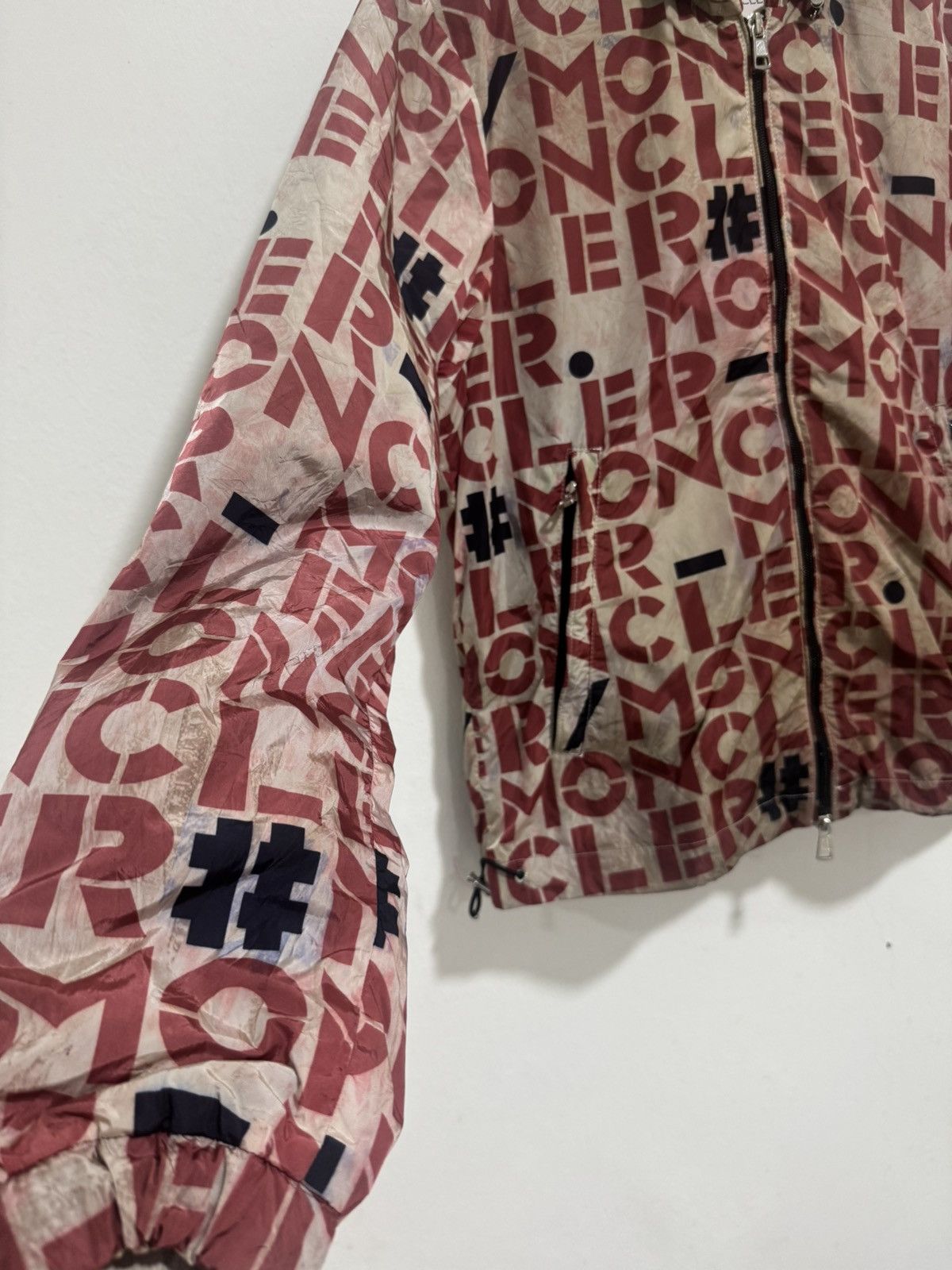 Moncler Moncler Overprint Spellout Light Jacket Size US M / EU 48-50 / 2 - 7 Thumbnail