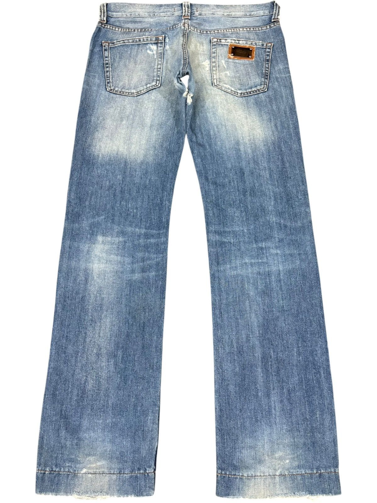 Dolce & Gabbana Vintage Italy Dolce Gabbana Mud Wash Loose Jeans Size US 35 - 2 Thumbnail