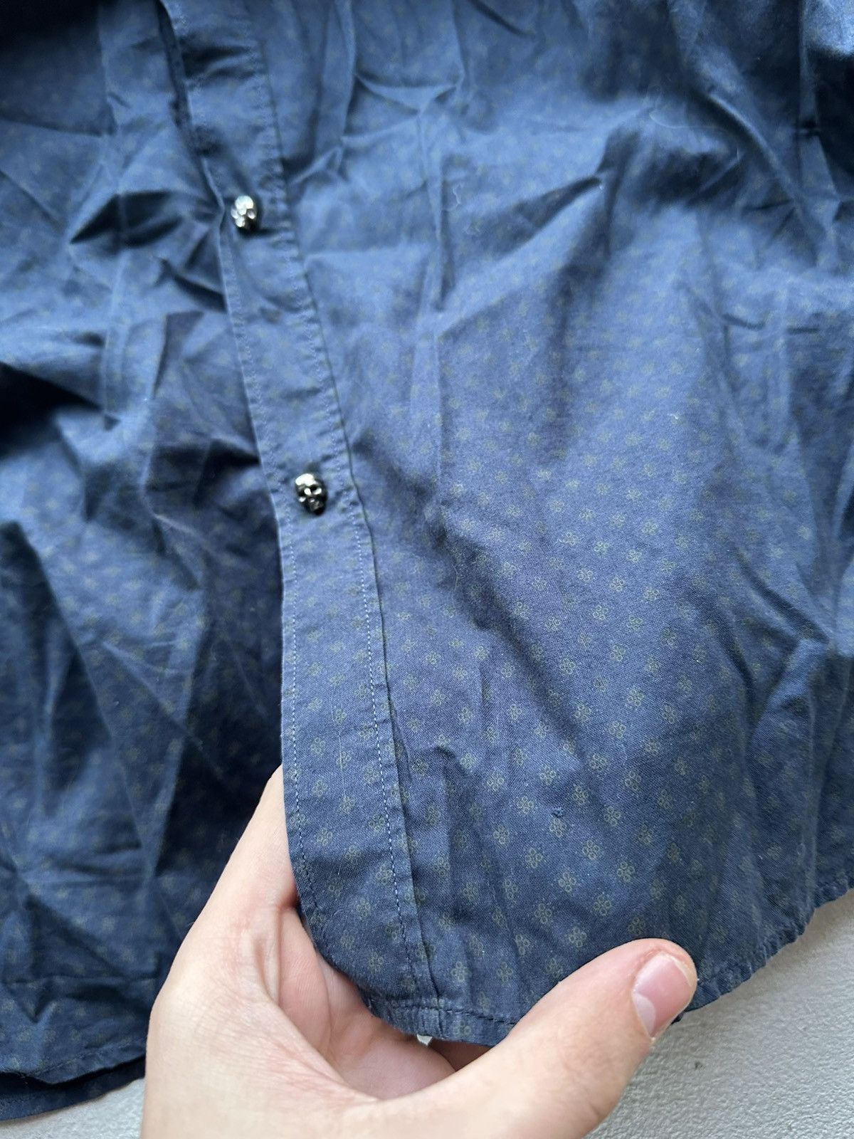 The Kooples 🚨The Kooples Paris skull monogram Long Sleeve Shirt Relaxed Size US L / EU 52-54 / 3 - 8 Thumbnail