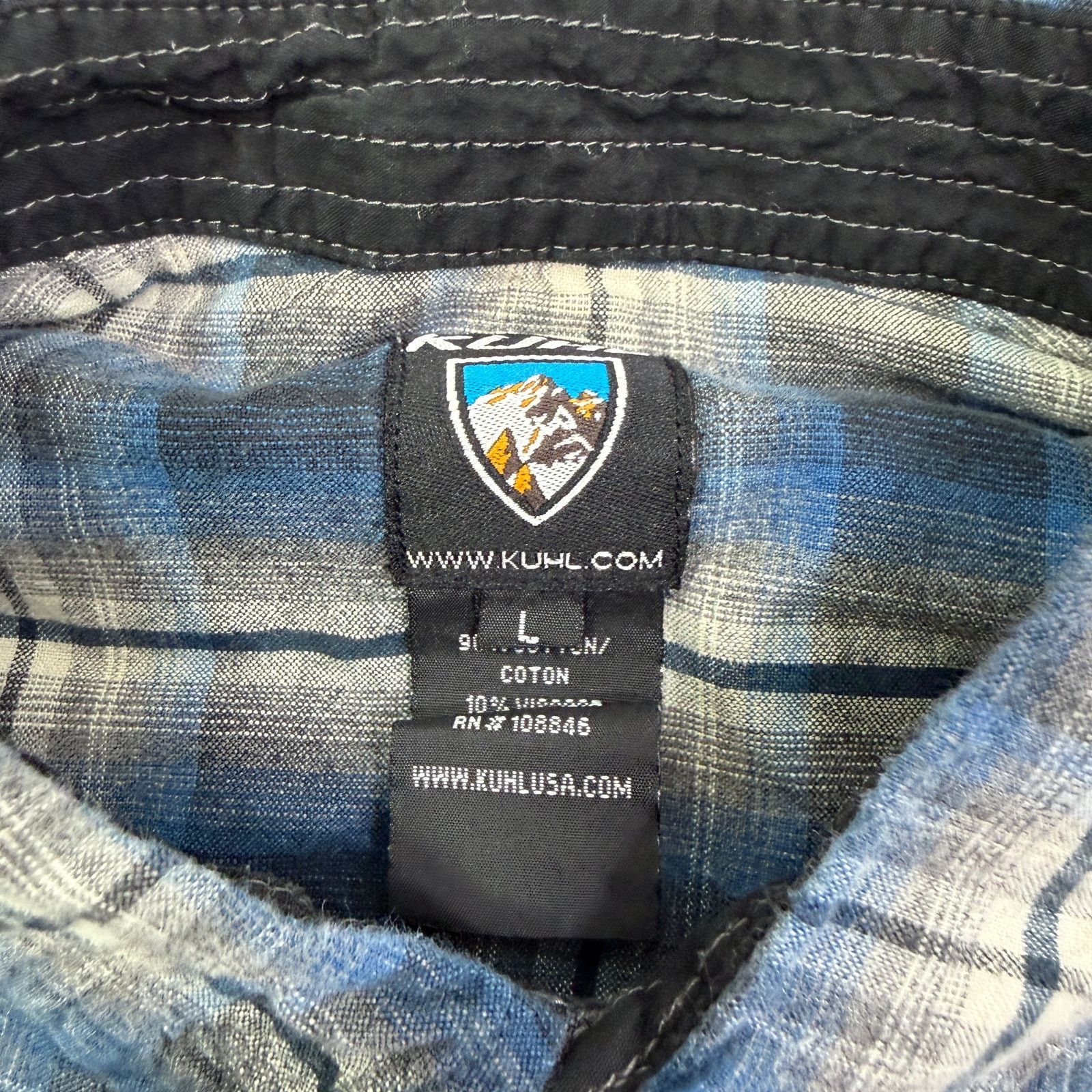 Kuhl Kuhl Pearl Snap Button Up Shirt Men's Large Plaid Flannel Size US L / EU 52-54 / 3 - 4 Thumbnail