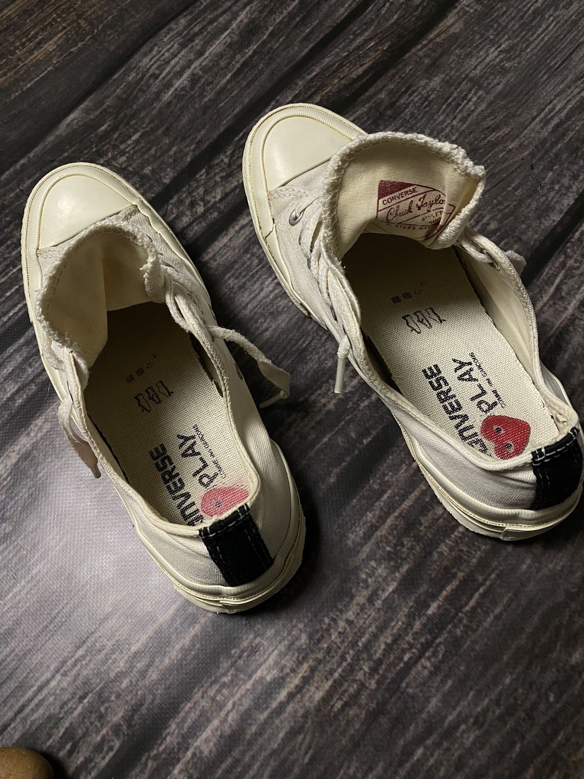 Comme des Garcons × Converse RARE❗️COME DES GARSONS x CONVERS LOW SNEAKERS Size US 7.5 / IT 37.5 - 8 Thumbnail