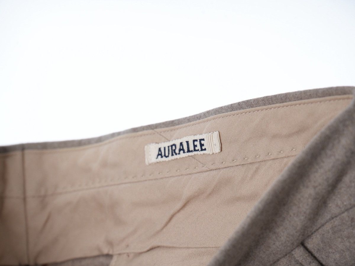 Auralee Auralee Light Wool Gabardine Trousers - Grey - Size 4 Size US 34 / EU 50 - 4 Thumbnail