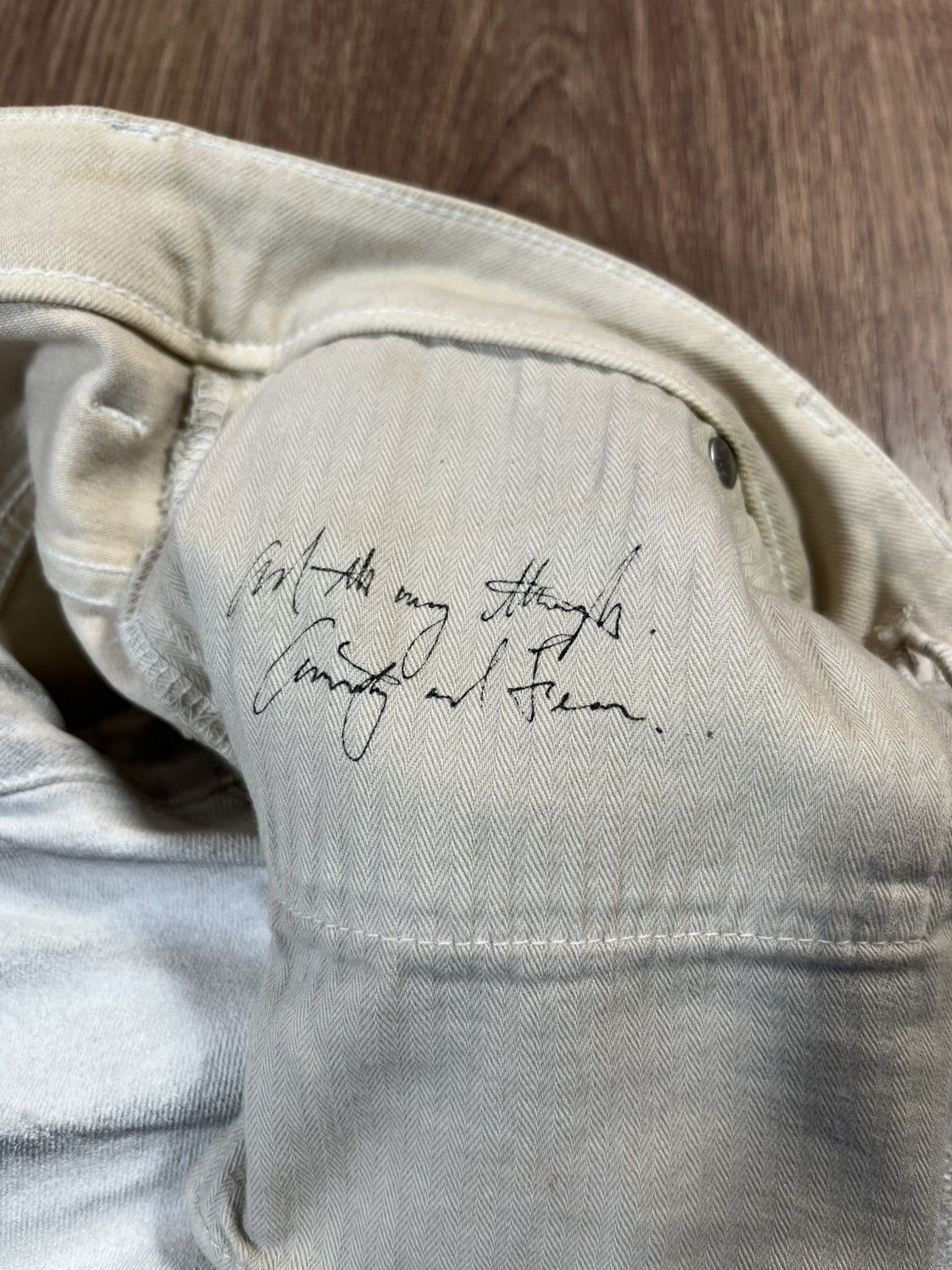 Fagassent Toshiki Aoki 💎FAGASSENT DISTRESSED PANTS Size 27" / US 4 / IT 40 - 7 Thumbnail