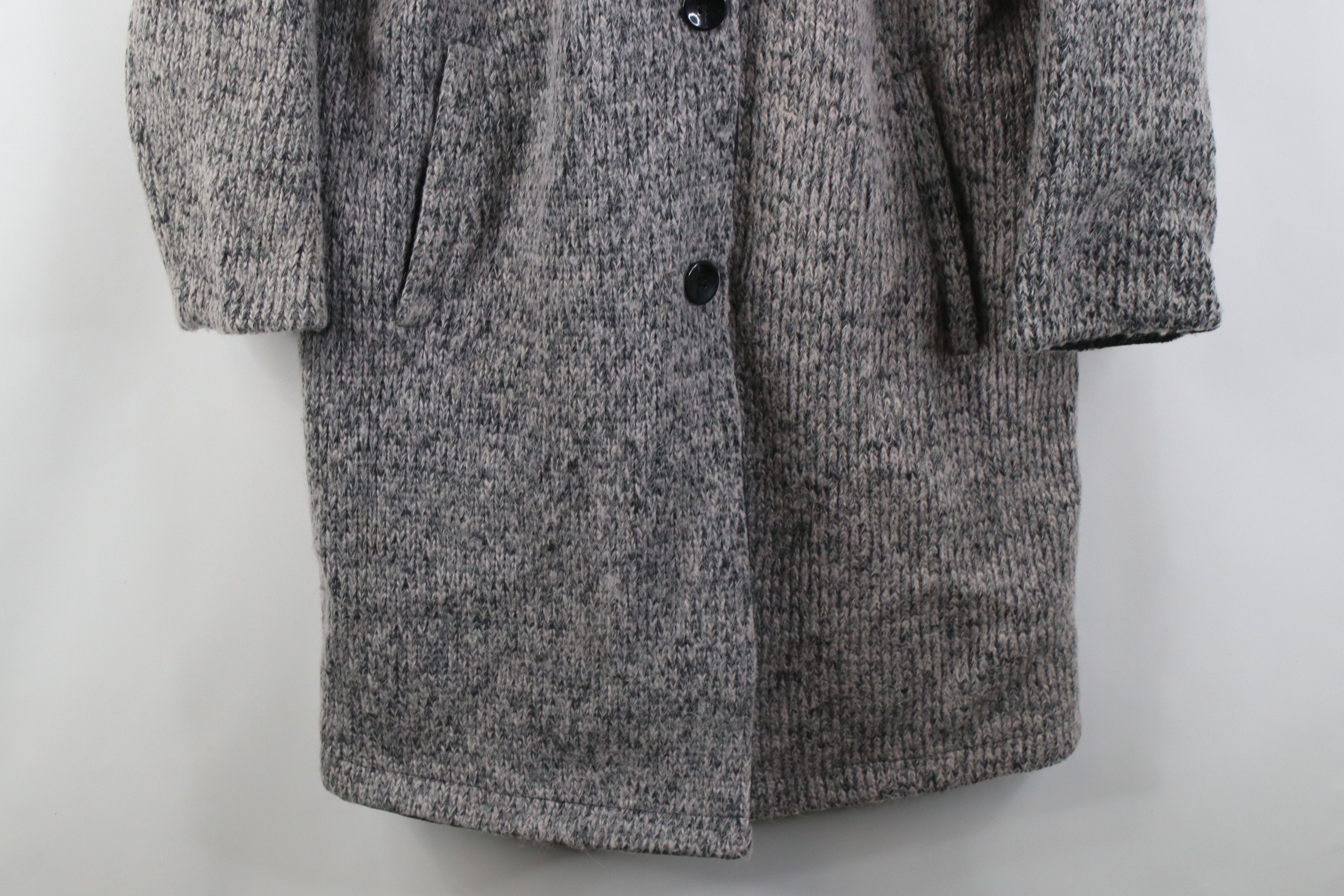 Vintage Vintage 90s Streetwear Reversible Wool Blend Button Jacket Size XS / US 0-2 / IT 36-38 - 3 Thumbnail