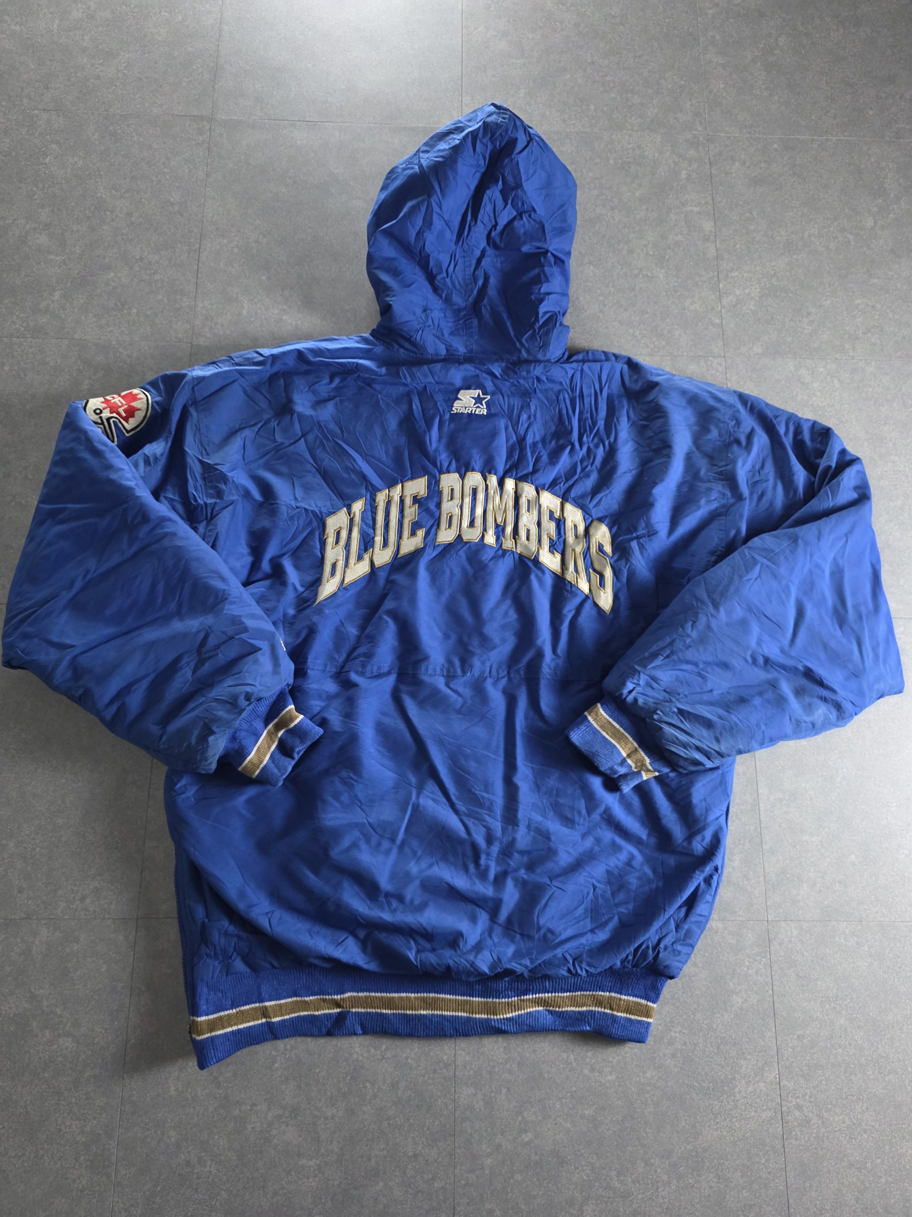 Starter Vintage Starter Winnipeg Blue Bombers CFL Jacket Anni 90 Size US S / EU 44-46 / 1 - 1 Thumbnail