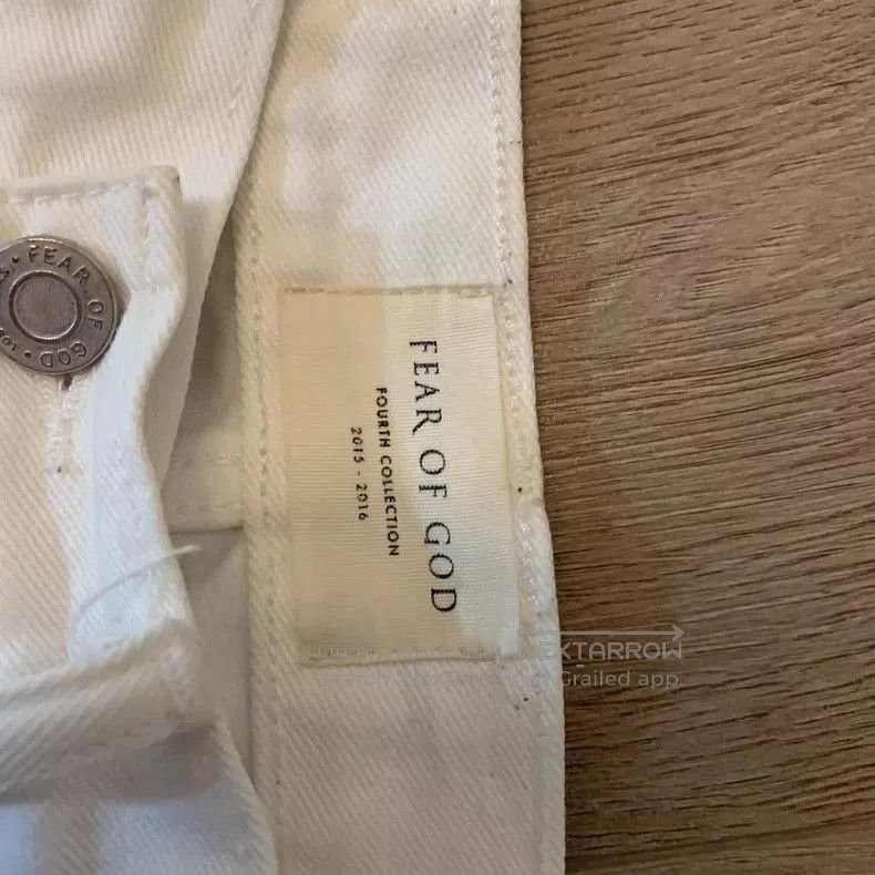 Fear of God Fear of God 4th White Jeans. Size US 29 - 4 Thumbnail